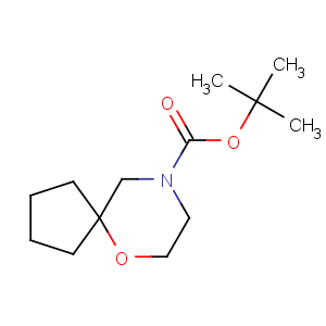 CAS No:271245-39-7 6-Oxa-9-azaspiro[4.5]decane-9-carboxylicacid, 1,1-dimethylethyl ester