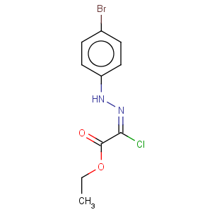 CAS No:27143-10-8 Acetic acid,2-[2-(4-bromophenyl)hydrazinylidene]-2-chloro-, ethyl ester