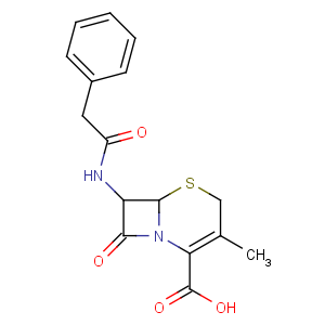 CAS No:27255-72-7 (6R,<br />7R)-3-methyl-8-oxo-7-[(2-phenylacetyl)amino]-5-thia-1-azabicyclo[4.2.0]<br />oct-2-ene-2-carboxylic acid