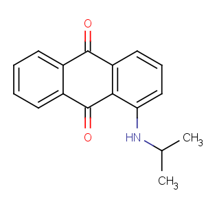 CAS No:27354-18-3 1-(propan-2-ylamino)anthracene-9,10-dione