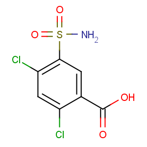 CAS No:2736-23-4 2,4-dichloro-5-sulfamoylbenzoic acid