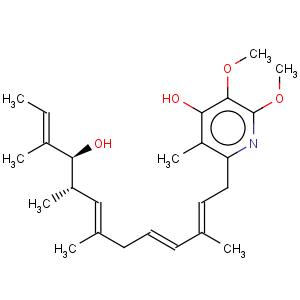 CAS No:2738-64-9 4-Pyridinol,2-[(2E,5E,7E,9R,10R,11E)-10-hydroxy-3,7,9,11-tetramethyl-2,5,7,11-tridecatetraen-1-yl]-5,6-dimethoxy-3-methyl-