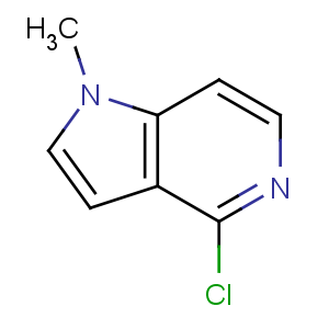 CAS No:27382-01-0 4-chloro-1-methylpyrrolo[3,2-c]pyridine