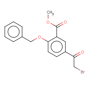 CAS No:27475-14-5 5-bromoacetyl-2-bensyloxybenzoic acid methyl ester