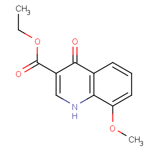 CAS No:27568-04-3 ethyl 8-methoxy-4-oxo-1H-quinoline-3-carboxylate