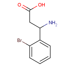 CAS No:275826-34-1 (3S)-3-amino-3-(2-bromophenyl)propanoic acid