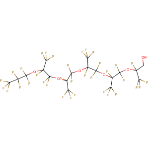 CAS No:27617-34-1 3,6,9,12,15-Pentaoxaoctadecan-1-ol,2,4,4,5,7,7,8,10,10,11,13,13,14,16,16,17,17,18,18,18-eicosafluoro-2,5,8,11,14-pentakis(trifluoromethyl)-