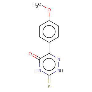CAS No:27623-06-9 1,2,4-Triazin-5(2H)-one,3,4-dihydro-6-(4-methoxyphenyl)-3-thioxo-