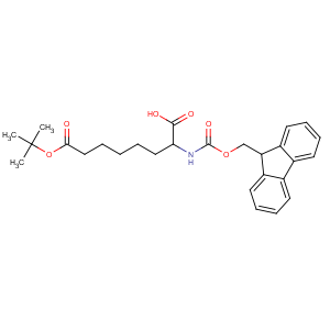 CAS No:276869-41-1 (2S)-2-(9H-fluoren-9-ylmethoxycarbonylamino)-8-[(2-methylpropan-2-yl)<br />oxy]-8-oxooctanoic acid