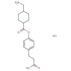 CAS No:27724-96-5 3-[4-[4-(aminomethyl)cyclohexanecarbonyl]oxyphenyl]propanoic<br />acid