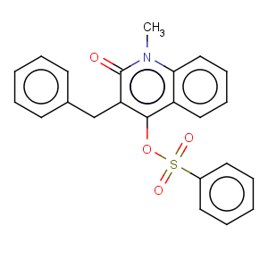 CAS No:277299-01-1 Benzenesulfonic acid 3-benzyl-1-methyl-2-oxo-1,2-dihydro-quinolin-4-yl ester