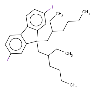 CAS No:278176-08-2 9H-Fluorene,9,9-bis(2-ethylhexyl)-2,7-diiodo-