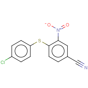 CAS No:27917-77-7 Benzonitrile,4-[(4-chlorophenyl)thio]-3-nitro-