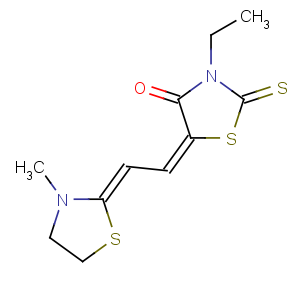 CAS No:27930-87-6 3-Ethyl-5-((3-methylthiazolidin-2-ylidene)ethylidene)rhodanine
