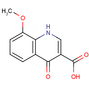 CAS No:28027-18-1 3-Quinolinecarboxylicacid, 4-hydroxy-8-methoxy-