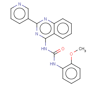 CAS No:280570-45-8 N-(2-Methoxyphenyl)-N'-[2-(3-pyrindinyl)-4-quinazolinyl]-urea