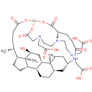 CAS No:280776-87-6 Gadolinate(3-), [(3b,5b,12a)-3-[[(4S)-4-[bis[2-[bis[(carboxy-kO)methyl]amino-kN]ethyl]amino-kN]-4-(carboxy-kO)-1-oxobutyl]amino]-12-hydroxycholan-24-oato(6-)]-,sodium (1:3)