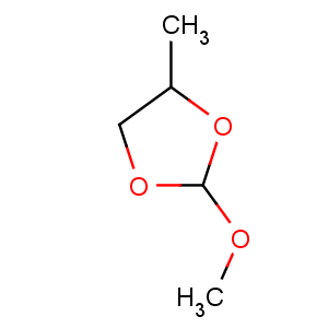 CAS No:28104-02-1 1,3-Dioxolane,2-methoxy-4-methyl-