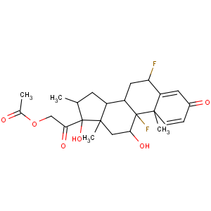 CAS No:2823-42-9 [2-[(6S,8S,9R,10S,11S,13S,14S,16R,17R)-6,9-difluoro-11,17-dihydroxy-10,<br />13,16-trimethyl-3-oxo-6,7,8,11,12,14,15,<br />16-octahydrocyclopenta[a]phenanthren-17-yl]-2-oxoethyl] acetate