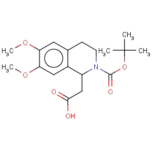 CAS No:282524-92-9 1-carboxymethyl-6,7-dimethoxy-3,4-dihydro-1h-isoquinoline-2-carboxylic acid tert-butyl ester