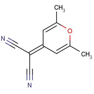 CAS No:28286-88-6 2-(2,6-dimethylpyran-4-ylidene)propanedinitrile