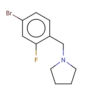 CAS No:283173-83-1 Pyrrolidine,1-[(4-bromo-2-fluorophenyl)methyl]-