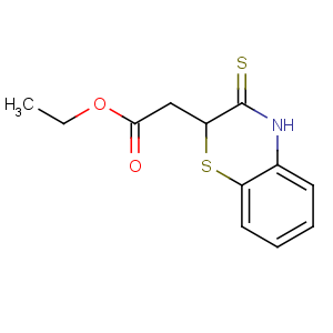 CAS No:2832-87-3 ethyl 2-(3-sulfanylidene-4H-1,4-benzothiazin-2-yl)acetate