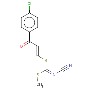 CAS No:284496-06-6 [3-(4-Chlorophenyl)-3-oxoprop-1-enyl] methylcyanocarbonimidodithioate