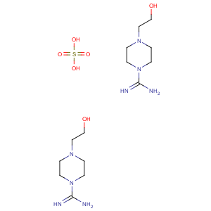 CAS No:28457-23-0 4-(2-HYDROXYETHYL)-PIPERAZINE-1-CARBOXAMIDINE HEMISULFATE