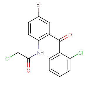 CAS No:285158-15-8 N-[4-bromo-2-(2-chlorobenzoyl)phenyl]-2-chloroacetamide