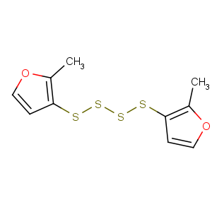 CAS No:28588-76-3 2-methyl-3-[(2-methylfuran-3-yl)tetrasulfanyl]furan