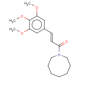 CAS No:28598-08-5 2-Propen-1-one,1-(hexahydro-1(2H)-azocinyl)-3-(3,4,5-trimethoxyphenyl)-