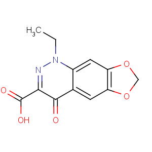 CAS No:28657-80-9 1-ethyl-4-oxo-[1,3]dioxolo[4,5-g]cinnoline-3-carboxylic acid