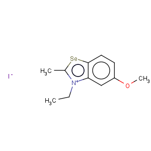 CAS No:2870-38-4 Benzoselenazolium,3-ethyl-5-methoxy-2-methyl-, iodide (1:1)