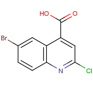 CAS No:287176-62-9 6-bromo-2-chloroquinoline-4-carboxylic acid