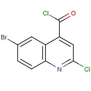 CAS No:287176-63-0 6-bromo-2-chloroquinoline-4-carbonyl chloride