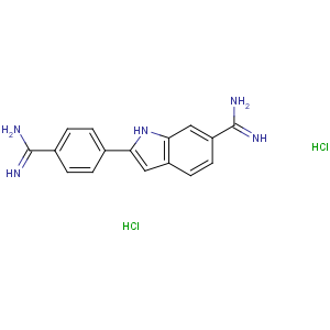 CAS No:28718-90-3 2-(4-carbamimidoylphenyl)-1H-indole-6-carboximidamide