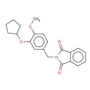 CAS No:287196-92-3 1H-Isoindole-1,3(2H)-dione,2-[[3-(cyclopentyloxy)-4-methoxyphenyl]methyl]-