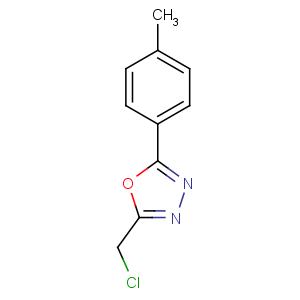 CAS No:287197-95-9 2-(chloromethyl)-5-(4-methylphenyl)-1,3,4-oxadiazole