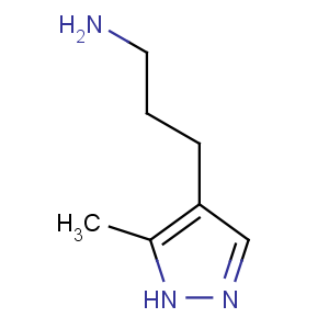 CAS No:28739-42-6 3-(5-methyl-1H-pyrazol-4-yl)propan-1-amine