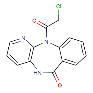 CAS No:28797-48-0 11-(2-chloroacetyl)-5H-pyrido[2,3-b][1,4]benzodiazepin-6-one