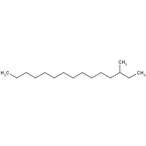 CAS No:2882-96-4 Pentadecane, 3-methyl-