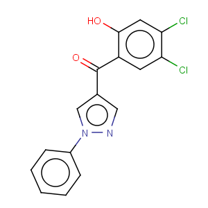 CAS No:288401-38-7 Methanone,(4,5-dichloro-2-hydroxyphenyl)(1-phenyl-1H-pyrazol-4-yl)-