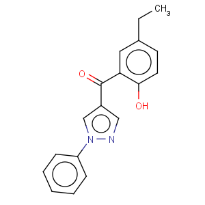 CAS No:288401-56-9 4-(5-Ethyl-2-hydroxybenzoyl)-1-phenylpyrazole