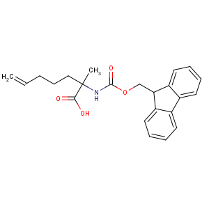 CAS No:288617-73-2 (2S)-2-(9H-fluoren-9-ylmethoxycarbonylamino)-2-methylhept-6-enoic acid