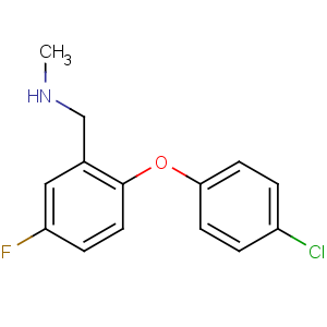 CAS No:289717-57-3 1-[2-(4-chlorophenoxy)-5-fluorophenyl]-N-methylmethanamine