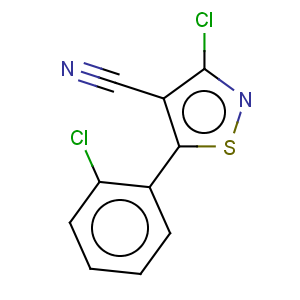 CAS No:28989-25-5 4-Isothiazolecarbonitrile,3-chloro-5-(2-chlorophenyl)-