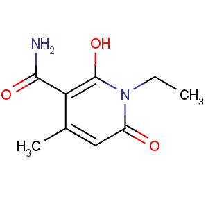 CAS No:29097-12-9 1-ethyl-2-hydroxy-4-methyl-6-oxopyridine-3-carboxamide