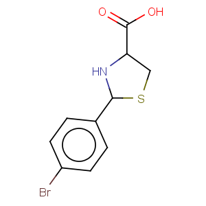 CAS No:294866-41-4 4-Thiazolidinecarboxylicacid, 2-(4-bromophenyl)-, (4R)-