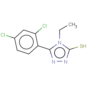 CAS No:29527-30-8 3H-1,2,4-Triazole-3-thione,5-(2,4-dichlorophenyl)-4-ethyl-2,4-dihydro-